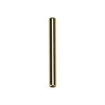 24k gold plated titanium internal barbell stem