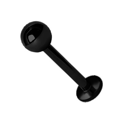 Labret en acier noir Labret en acier noir