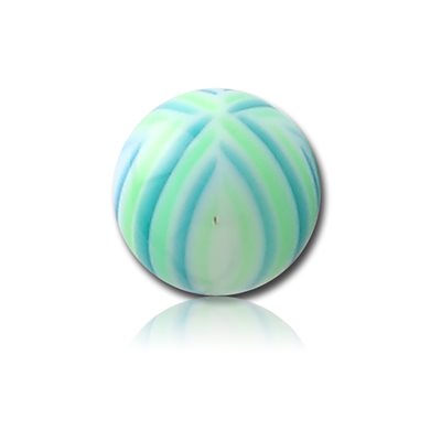 UV multistriped beach spare replacement ball