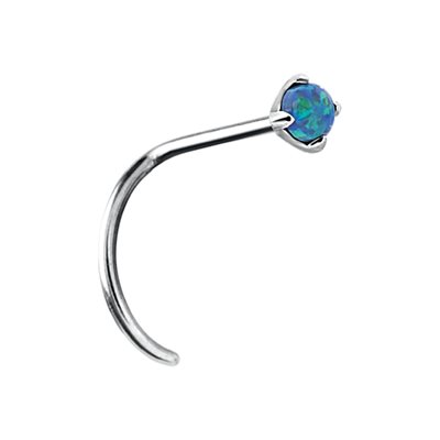 Bijou de nez avec une opale Bijou de nez avec une opale