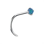 Nosescrew with opal