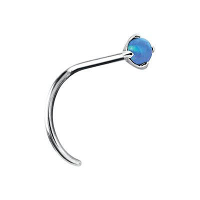 Bijou de nez avec une opale Bijou de nez avec une opale