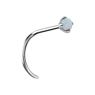 Bijou de nez avec une opale Bijou de nez avec une opale