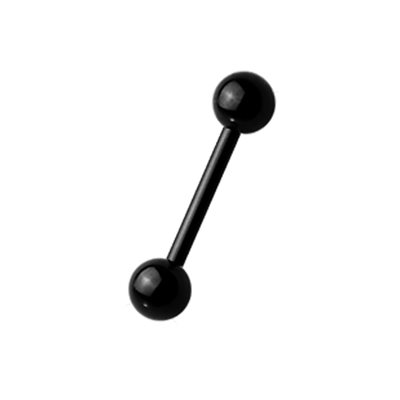 Micro barbell en acier noir Micro barbell en acier noir