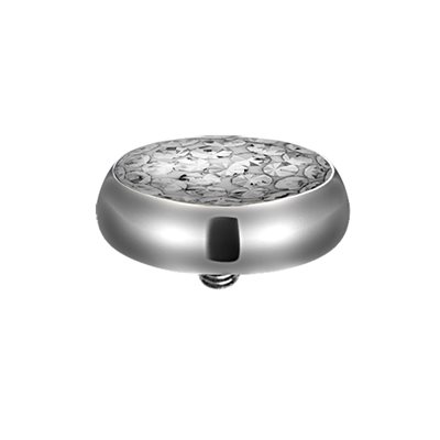 Titanium internal crystal spare replacement flat disc