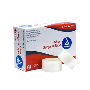 Clear Surgical Tape 1" (12 per box)