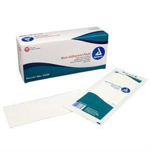 Tampons absorbants stérile - 3" x 8" (50 par boîte)