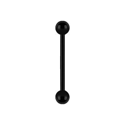 Barbell interne en titanium noir Barbell interne en titanium noir