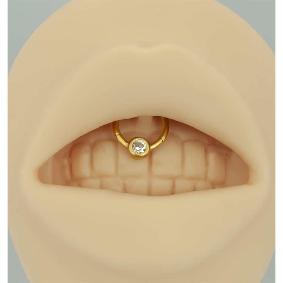 24k gold plated jewelled clicker