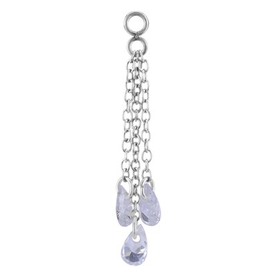 Pendentif avec chaines et pierres pour clicker Pendentif avec chaines et pierres pour clicker