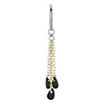 Pendentif avec chaines multicolores et pierres pour clicker