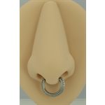 Triple slanted jewelled hinged segment clicker