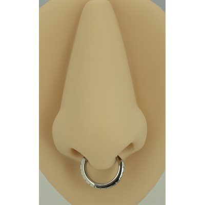 Anneau continu avec pierres et bras articulé