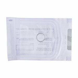 Pre-sterilized hinged segment clicker ring
