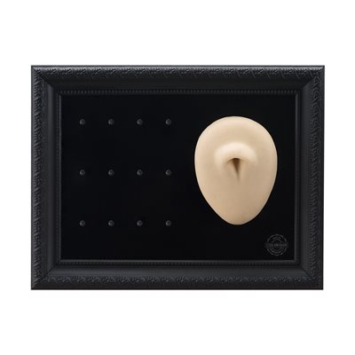 Présentoir avec ventre pour bijoux de nombril 12 pièces Présentoir avec ventre pour bijoux de nombril 12 pièces