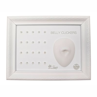 20 pcs silicone belly display for navel clickers