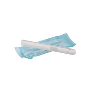 Disposable plastic angled receiving tubes