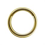 18k gold hinged segment clicker
