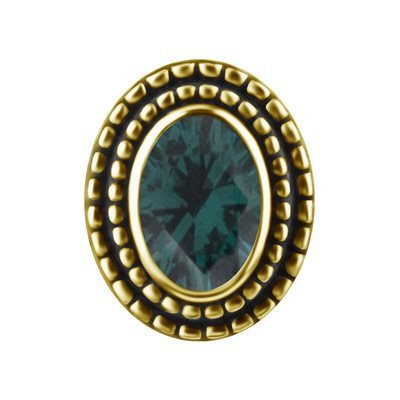 Attache interne en or 18k avec une nano pierre Attache interne en or 18k avec une nano pierre