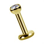 Boule interne en or 18k avec zircon premium