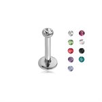 Labret interne avec boule et pierre