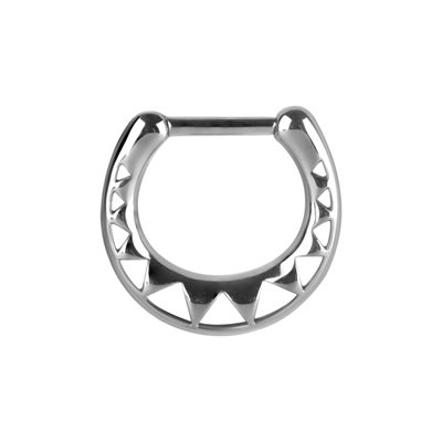 Anneau clicker septum avec bras articulé Anneau clicker septum avec bras articulé