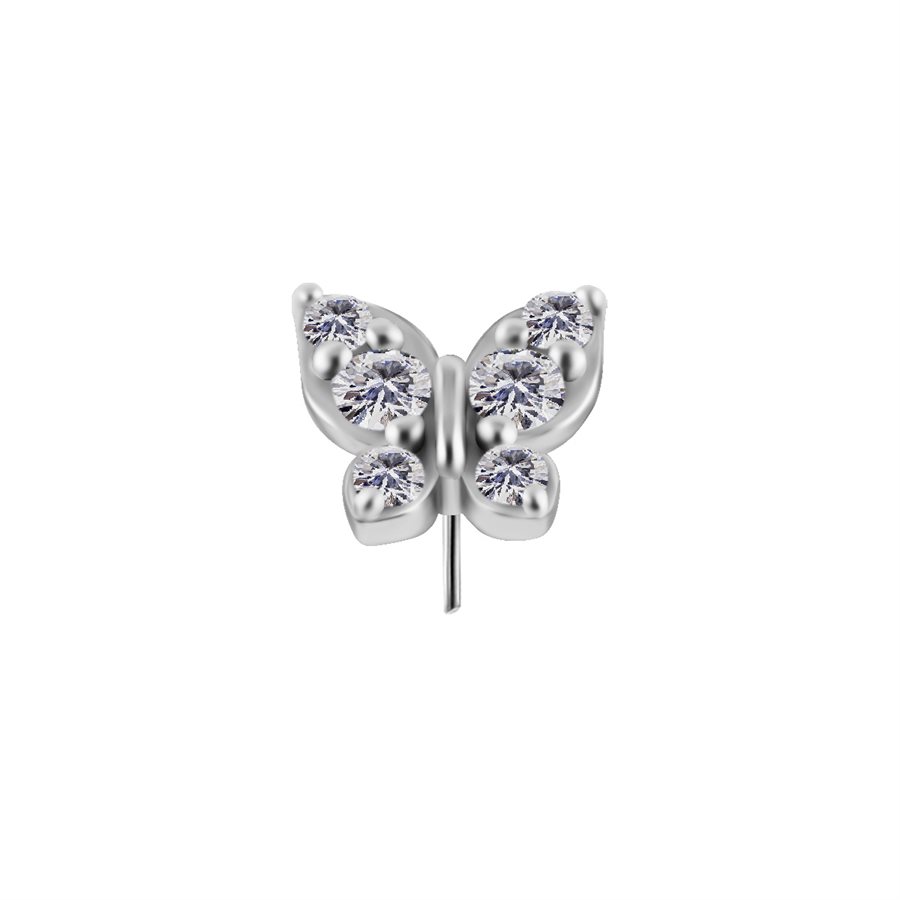 Threadless Butterfly Attachment Trinity Piercing Supplies Canada