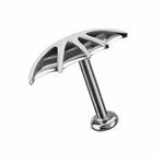 CoCr threadless spider web attachment