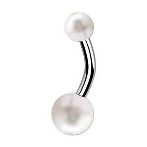 Navel banana with fresh water pearls