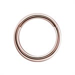 Anneau continu en or rose 18k avec bras articulé