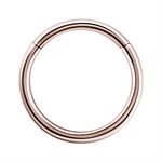 18k rose gold hinged segment ring