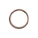 Anneau continu en or rose 18k avec bras articulé