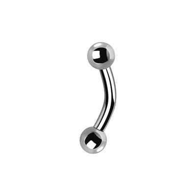 Barbell courbé interne en titanium Barbell courbé interne en titanium
