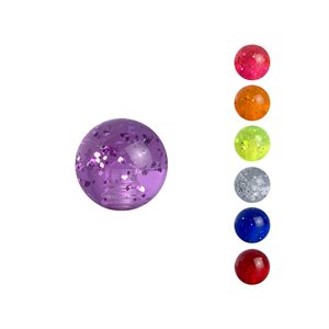 UV acrylic glittering ball