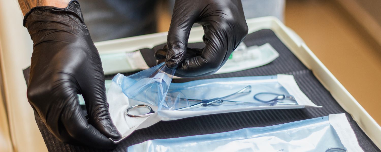 Bijoux de perçage stériles EO emballés individuellement
